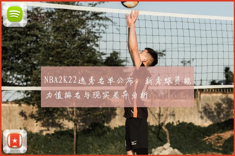 NBA2K22选秀名单公布,新秀球员能力值排名与现实差异分析